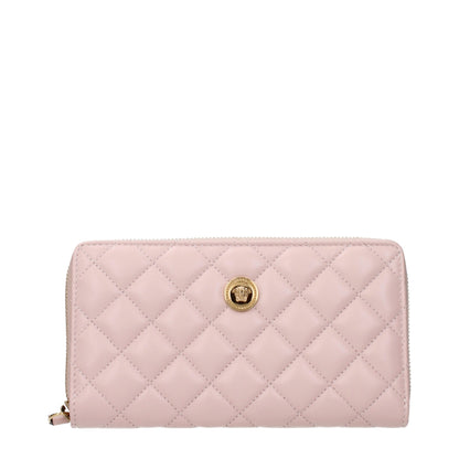 Versace Pink Leather Wallet - A Statement of Luxury