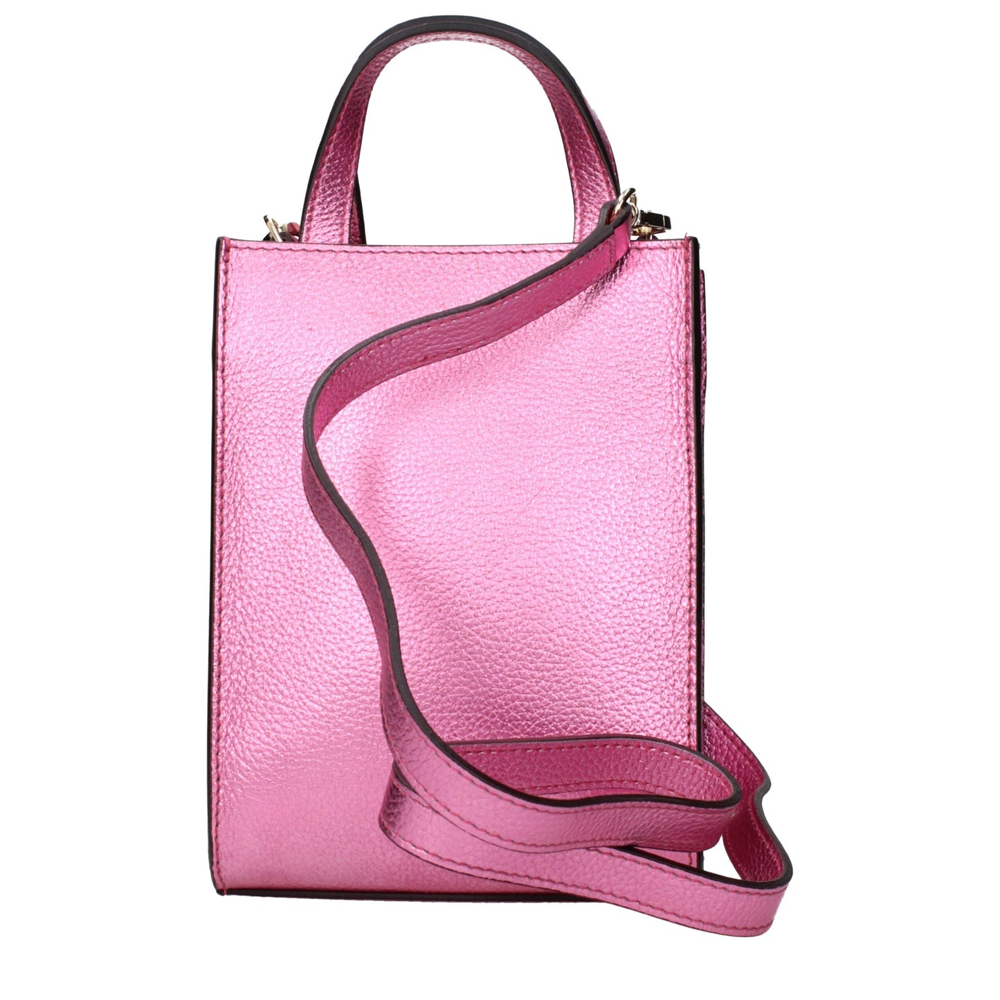 Jimmy Choo Pink Leather Handbag - Peony Fuchsia Elegance