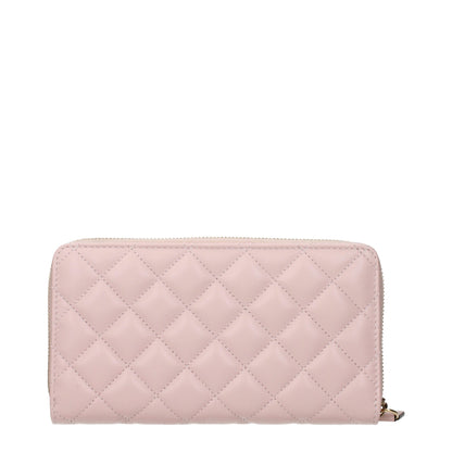 Versace Pink Leather Wallet - A Statement of Luxury