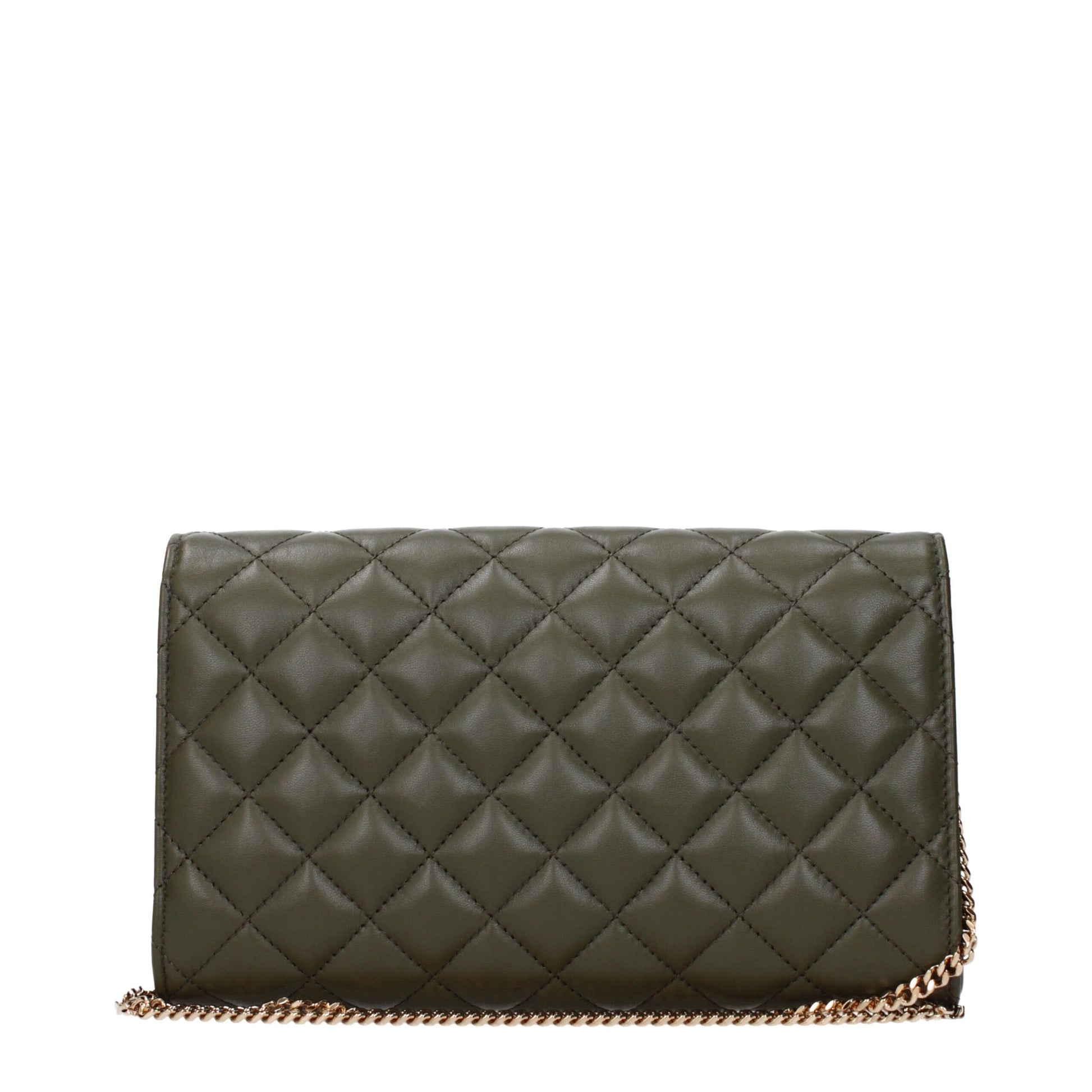 Versace Green Leather Clutch Bag - A Statement of Luxury