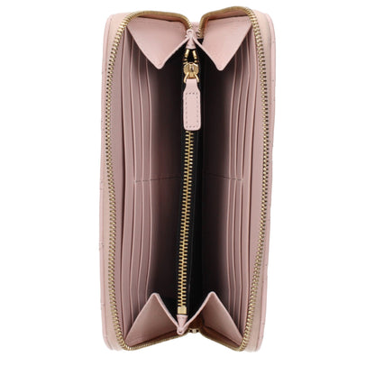 Versace Pink Leather Wallet - A Statement of Luxury