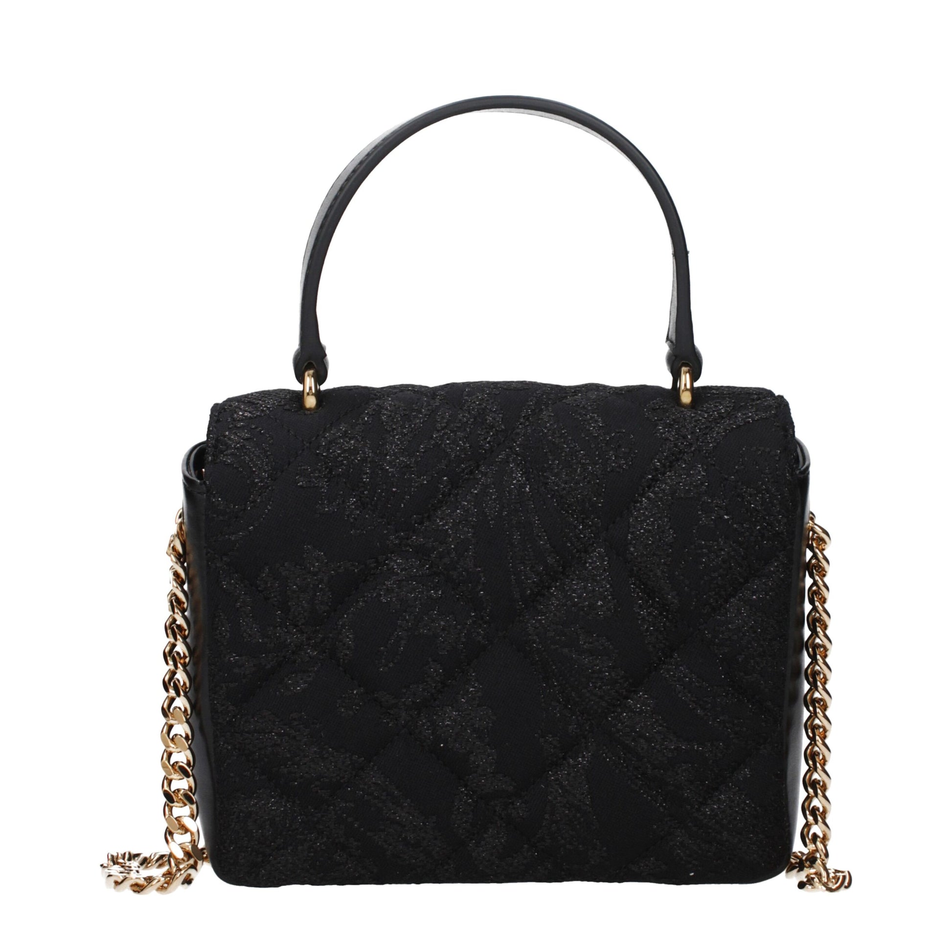 Versace Black Fabric Handbag: A Statement of Luxury