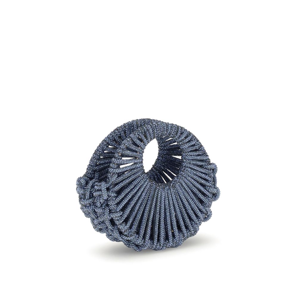 HIBOURAMA Blue Resin Handbag - Jaya Mini Shoulder Bag