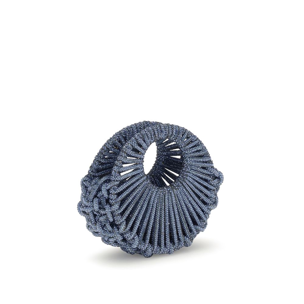 HIBOURAMA Blue Resin Handbag - Jaya Mini Shoulder Bag