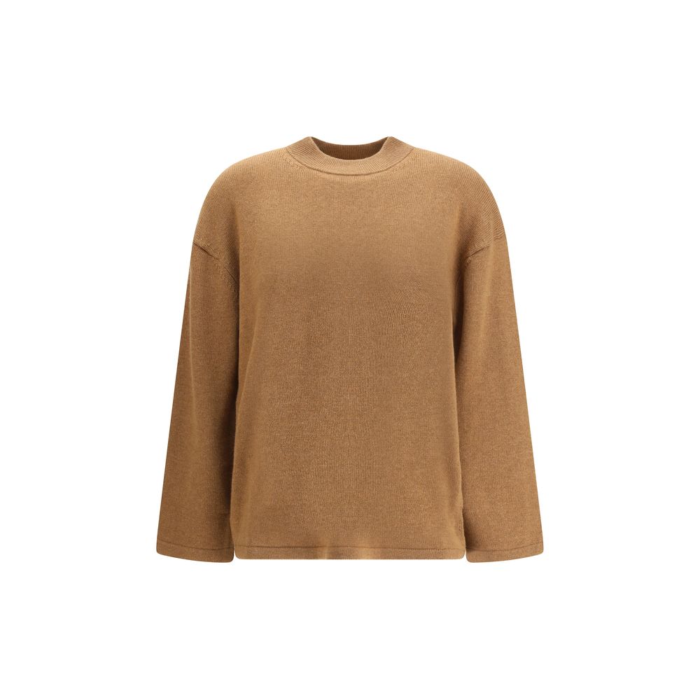 Max Mara Pisano Sweater in Brown Wool