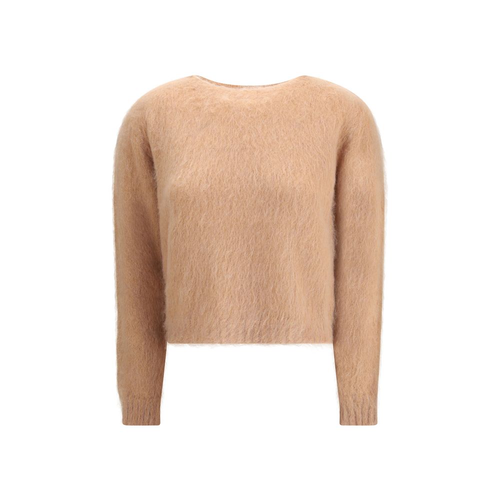 Max Mara Aceto Brown Polyamide Sweatshirt