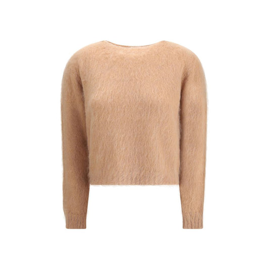 Max Mara Aceto Brown Polyamide Sweatshirt