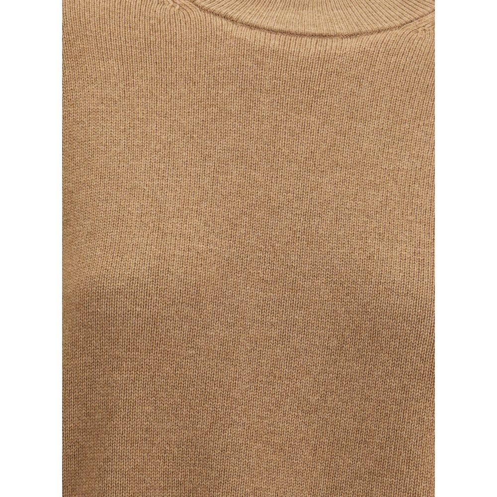 Max Mara Pisano Sweater in Brown Wool