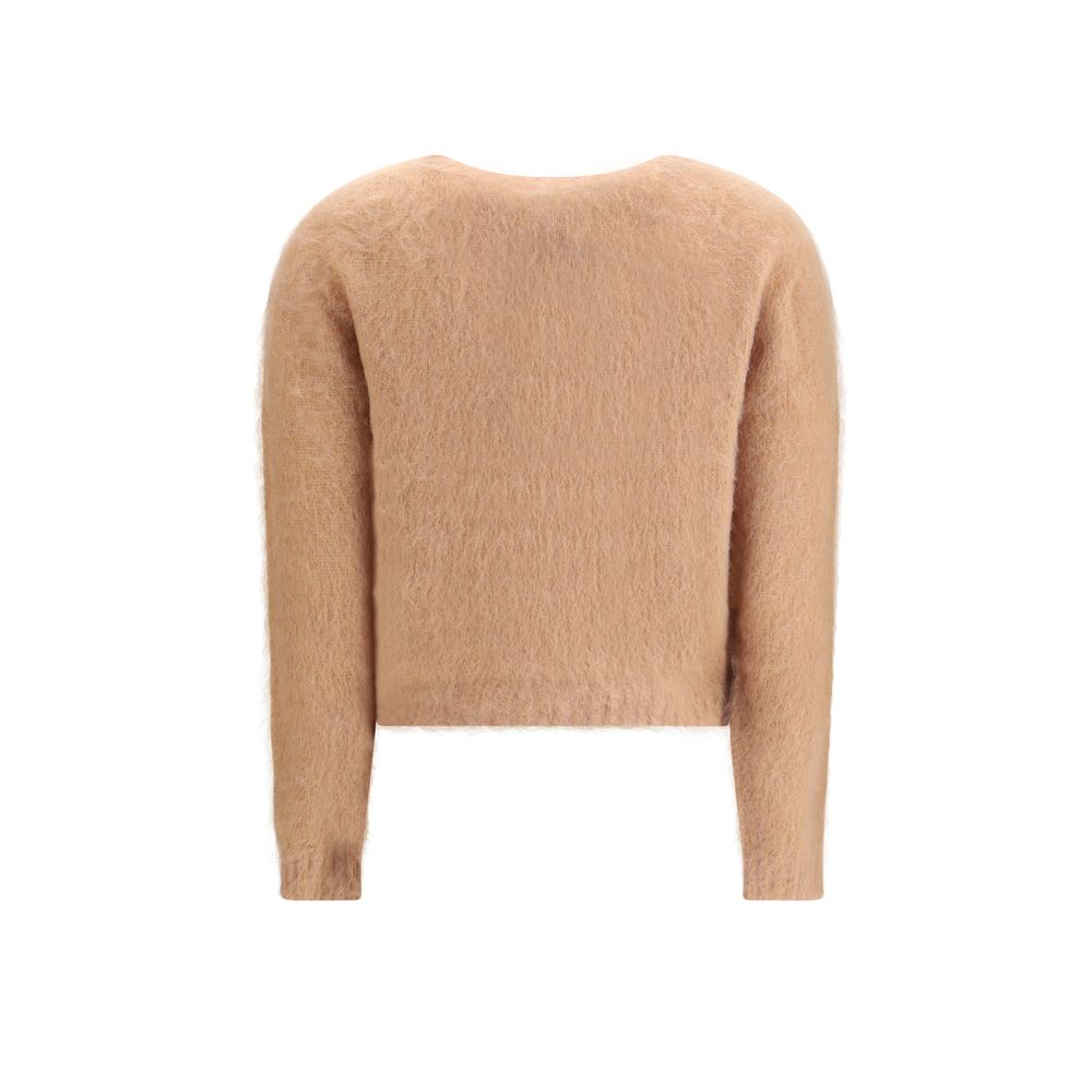 Max Mara Aceto Brown Polyamide Sweatshirt