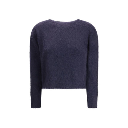 Max Mara Blue Polyamide Sweatshirt - Aceto Sweater