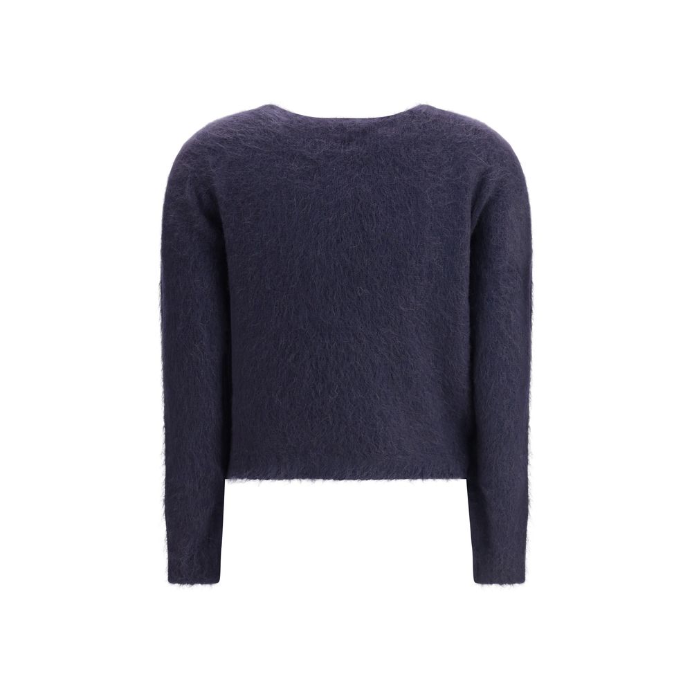 Max Mara Blue Polyamide Sweatshirt - Aceto Sweater