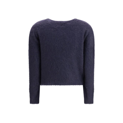 Max Mara Blue Polyamide Sweatshirt - Aceto Sweater