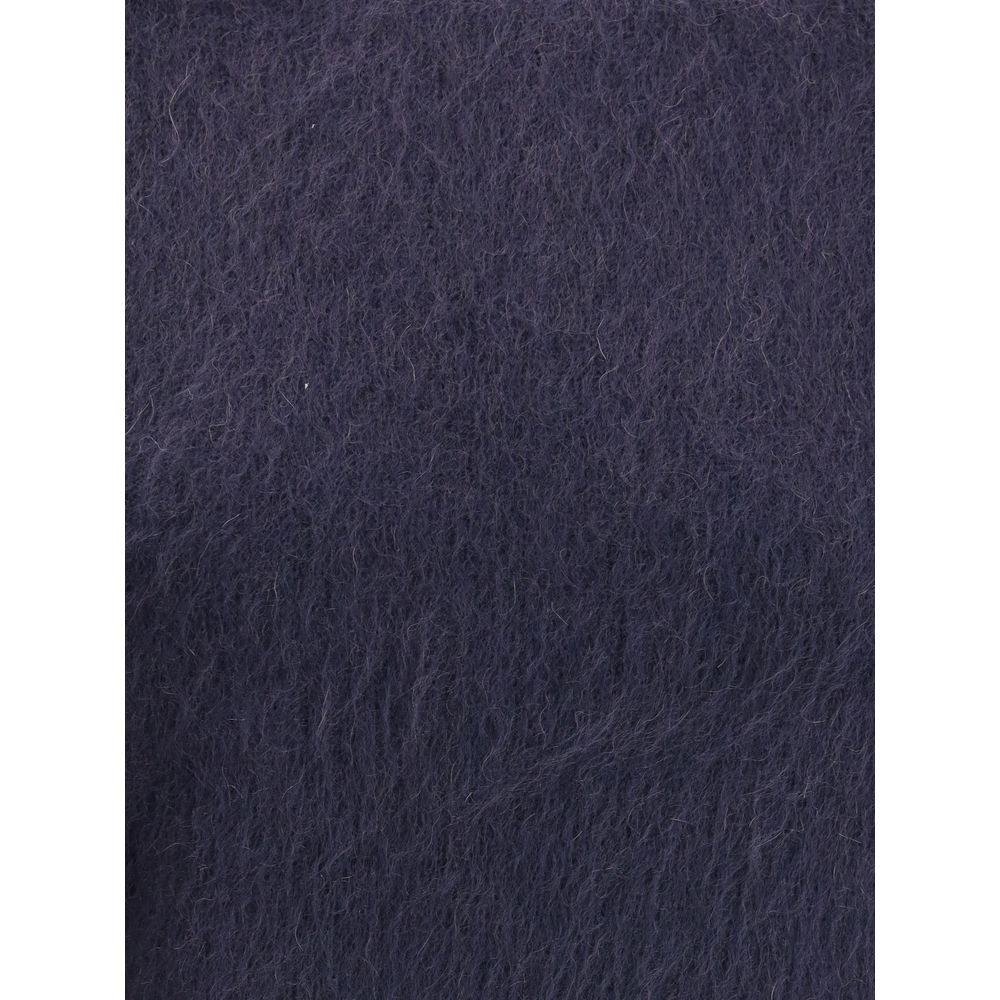 Max Mara Blue Polyamide Sweatshirt - Aceto Sweater