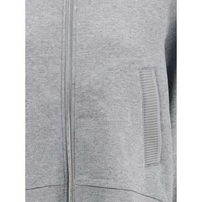 Tatras Gray Cotton Sweatshirt - Filipendula Hoodie