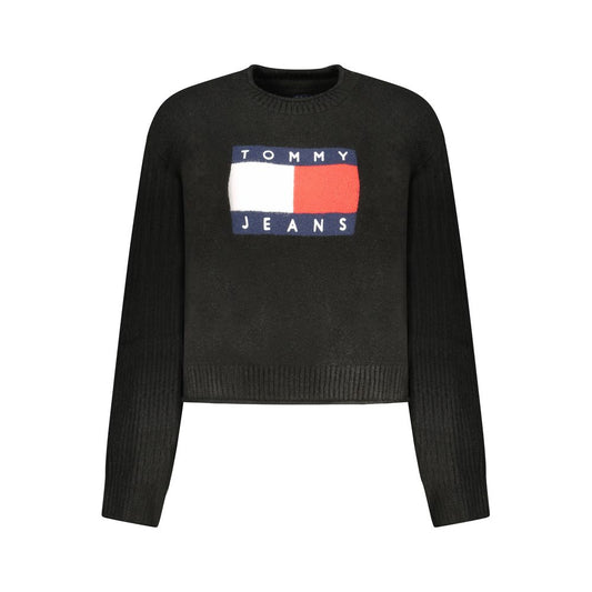Tommy Hilfiger Black Wool Women's Sweater
