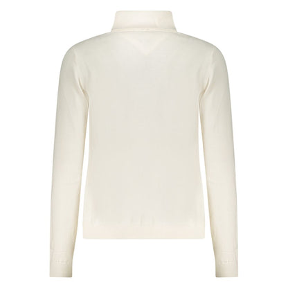 Tommy Hilfiger White Cotton Women Sweater