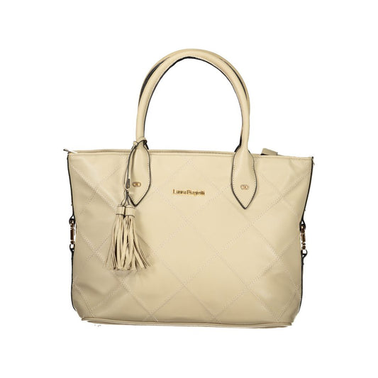 Laura Biagiotti Beige PVC Women Handbag - JALENE