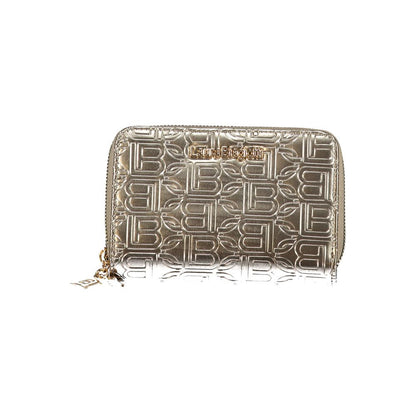 Laura Biagiotti Gray Polyethylene Double Arcade Wallet