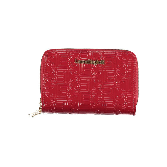Laura Biagiotti Red Polyethylene Double Arcade Wallet