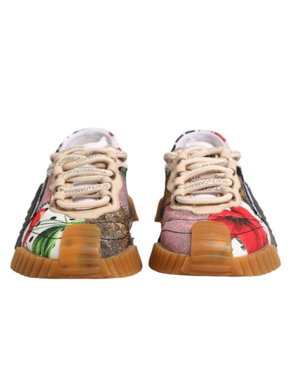 Dolce & Gabbana Multicolor Logo Low Top NS1 Sneakers