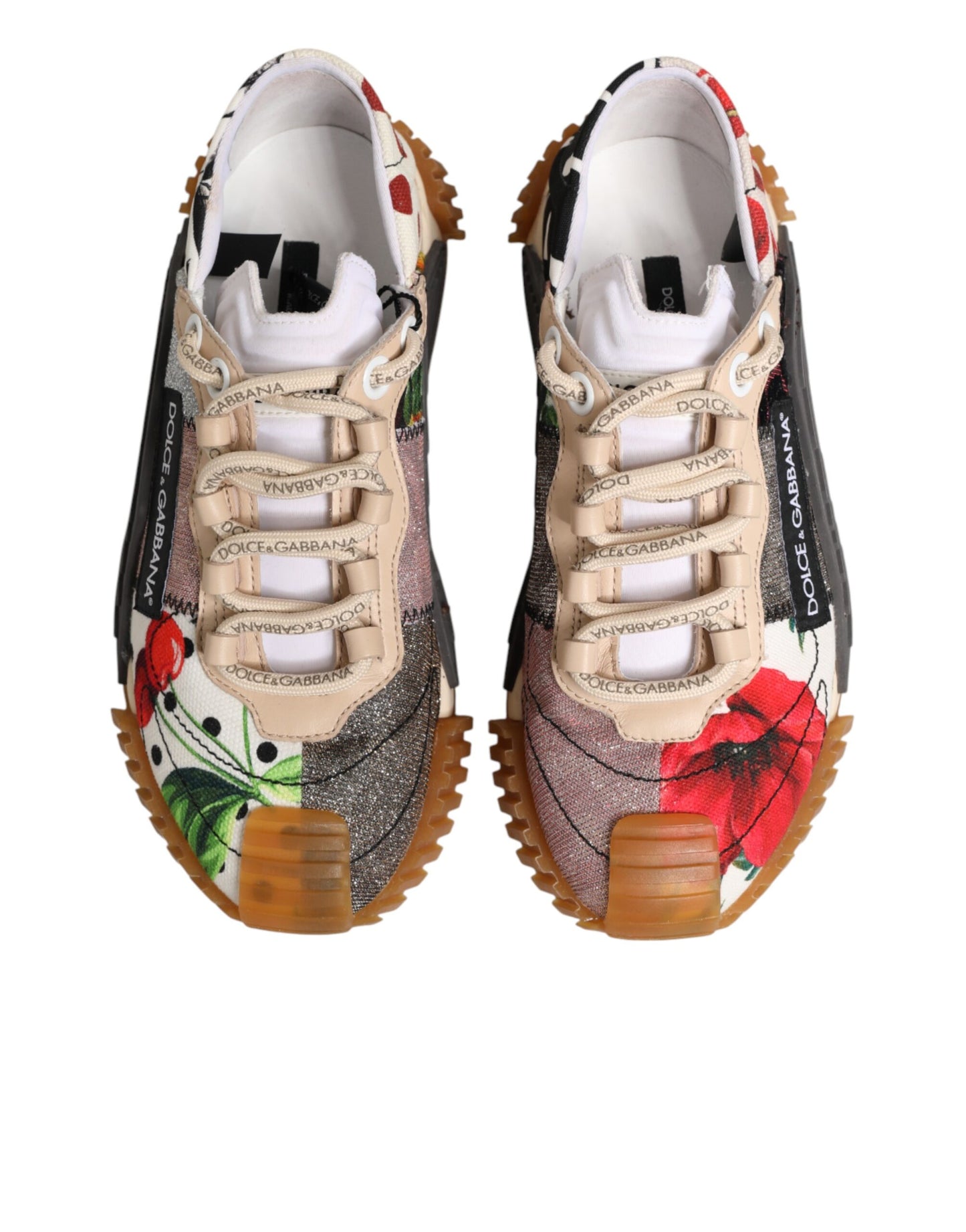 Dolce & Gabbana Multicolor Logo Low Top NS1 Sneakers