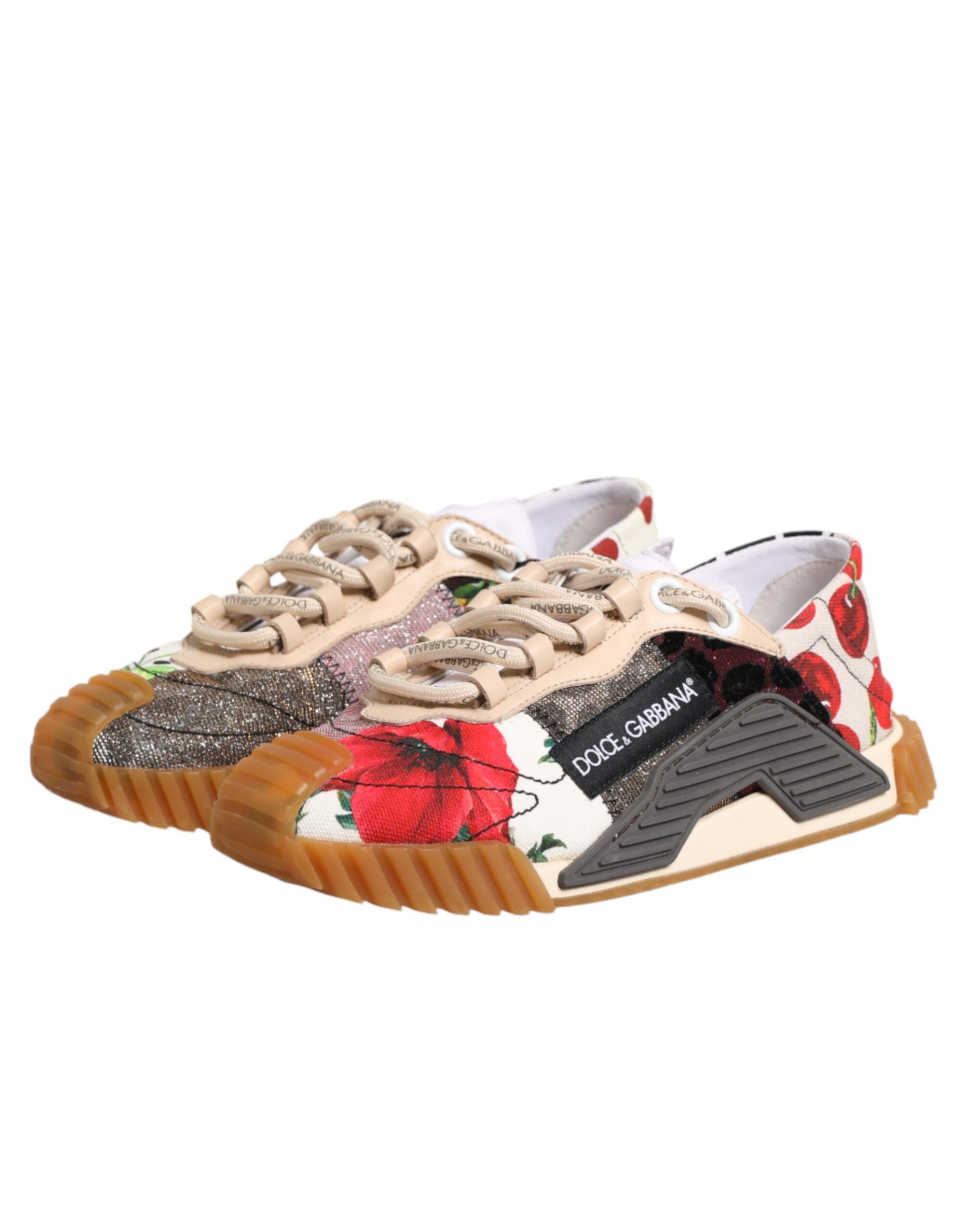 Dolce & Gabbana Multicolor Logo Low Top NS1 Sneakers