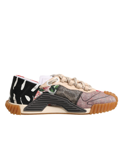 Dolce & Gabbana Multicolor Logo Low Top NS1 Sneakers