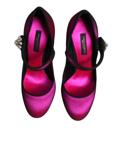 Dolce & Gabbana Pink Embellished High Heels Pumps