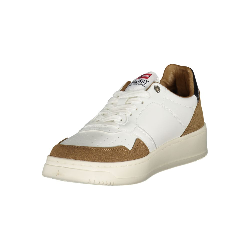 Norway 1963 NOBEL White Polyester Men Sneaker
