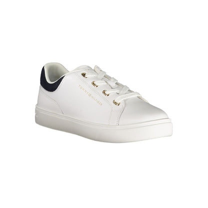 Tommy Hilfiger White Leather Women Sneaker
