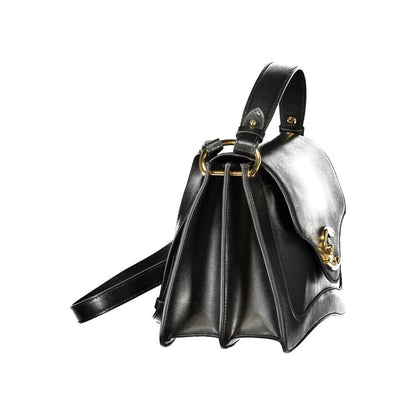 Coccinelle Black Leather Handbag - C-ME Calf Bag
