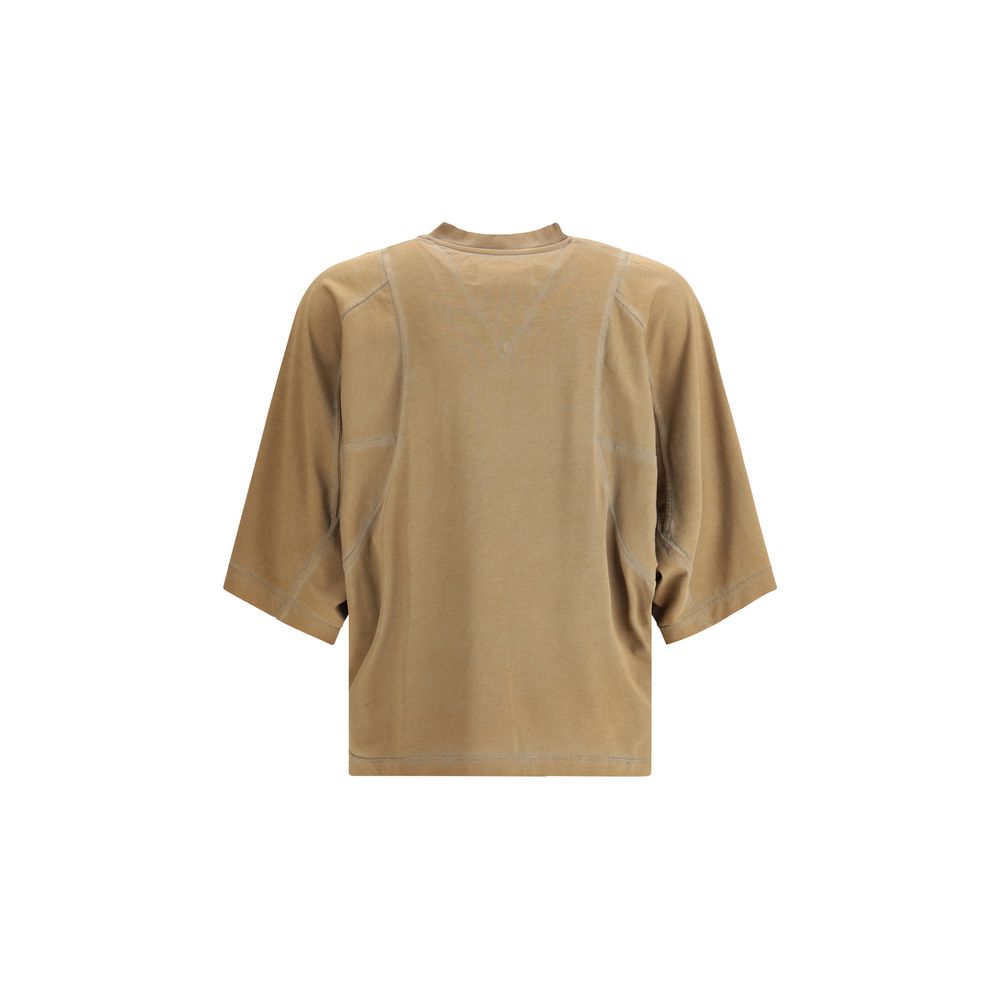 Vivienne Westwood Brown Cotton V-Neck T-Shirt