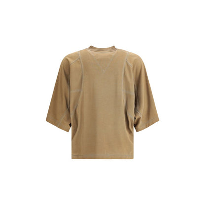 Vivienne Westwood Brown Cotton V-Neck T-Shirt