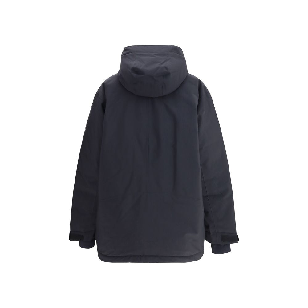 MM6 Black Polyester Parka