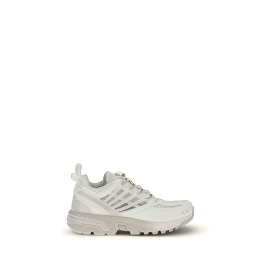 MM6 X Salomon White Polyamide Athletic Sneakers