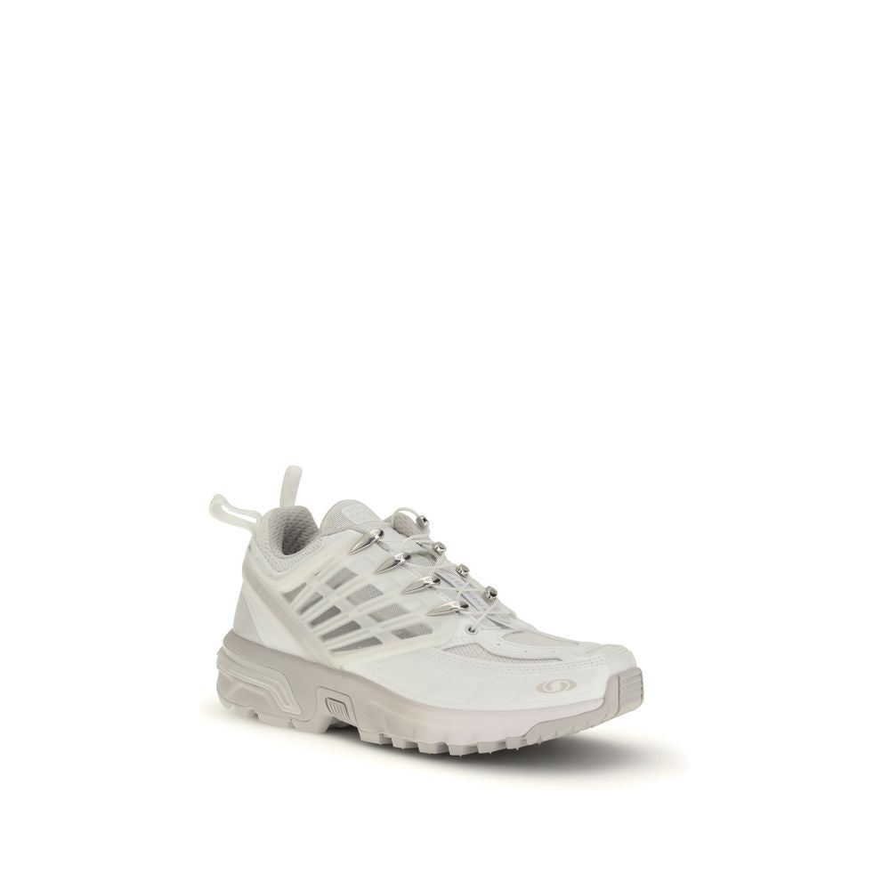 MM6 X Salomon White Polyamide Athletic Sneakers