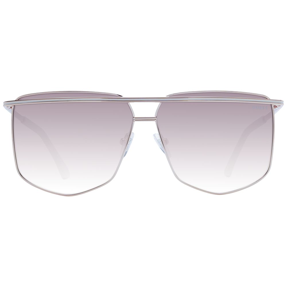 Guess Women’s Silver Sunglasses – Aviator Style with Grey Gradient Lenses