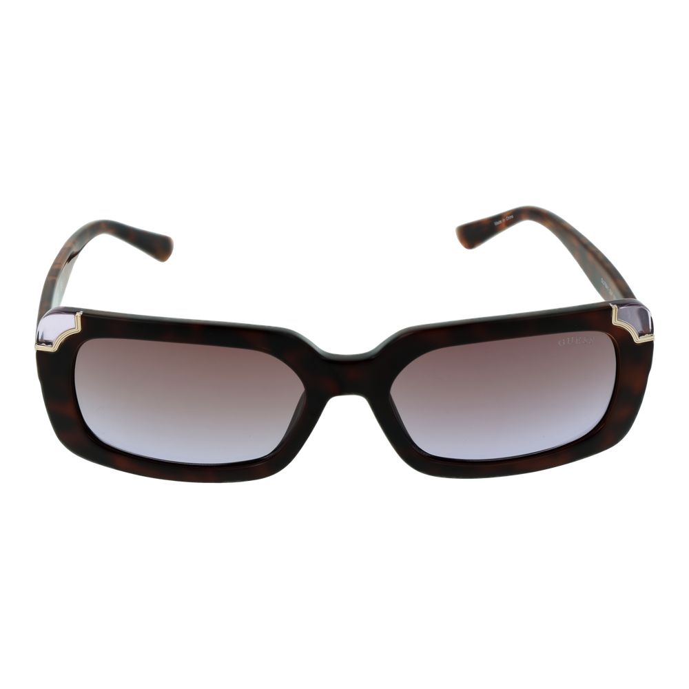 Guess Women’s Sunglasses – Brown Rectangle Frame, Brown Gradient Lenses