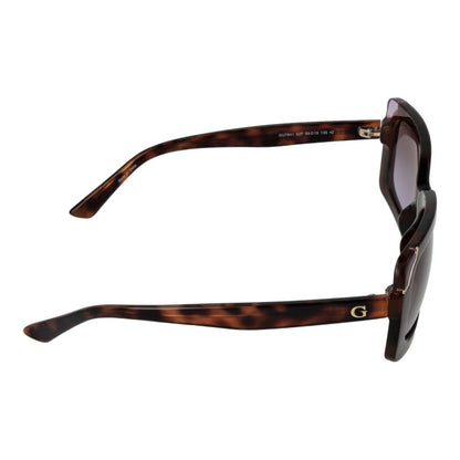 Guess Women’s Sunglasses – Brown Rectangle Frame, Brown Gradient Lenses