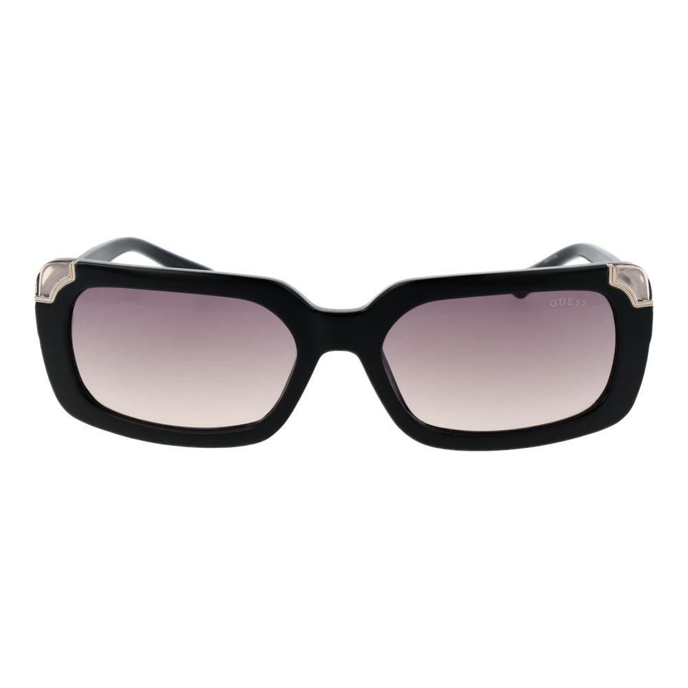 Guess Women’s Sunglasses – Black Rectangle Frame, Grey Gradient Lenses
