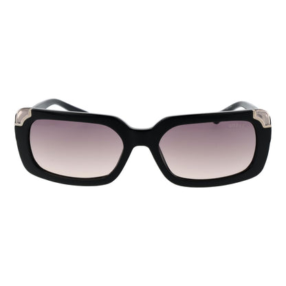 Guess Women’s Sunglasses – Black Rectangle Frame, Grey Gradient Lenses