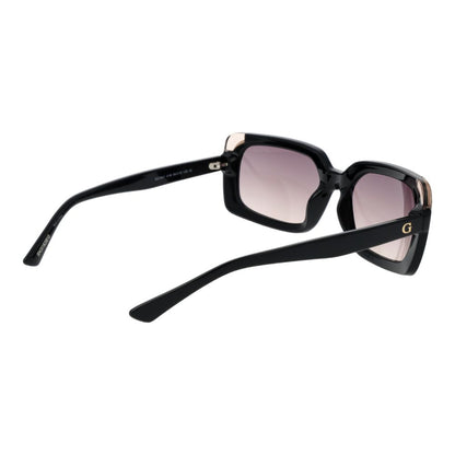 Guess Women’s Sunglasses – Black Rectangle Frame, Grey Gradient Lenses