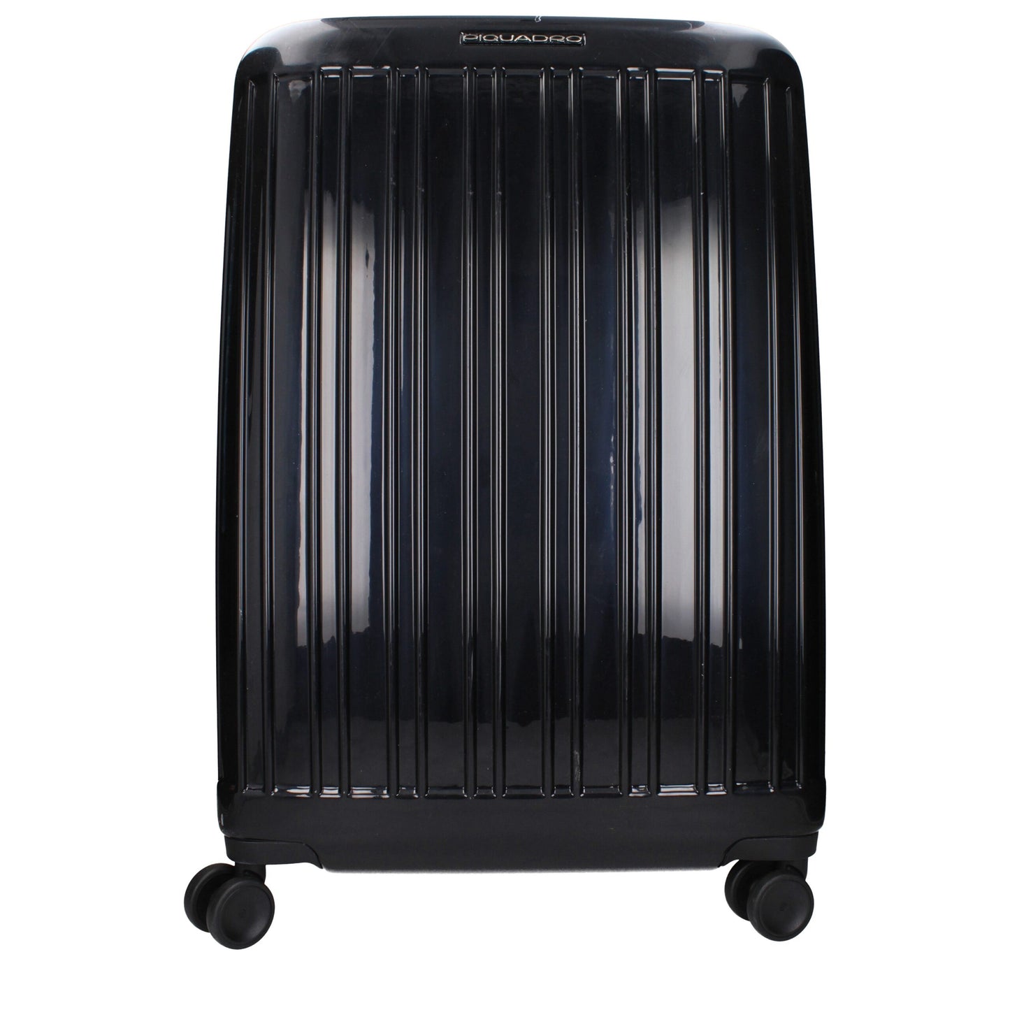 Piquadro Black Polycarbonate Trolley Luggage