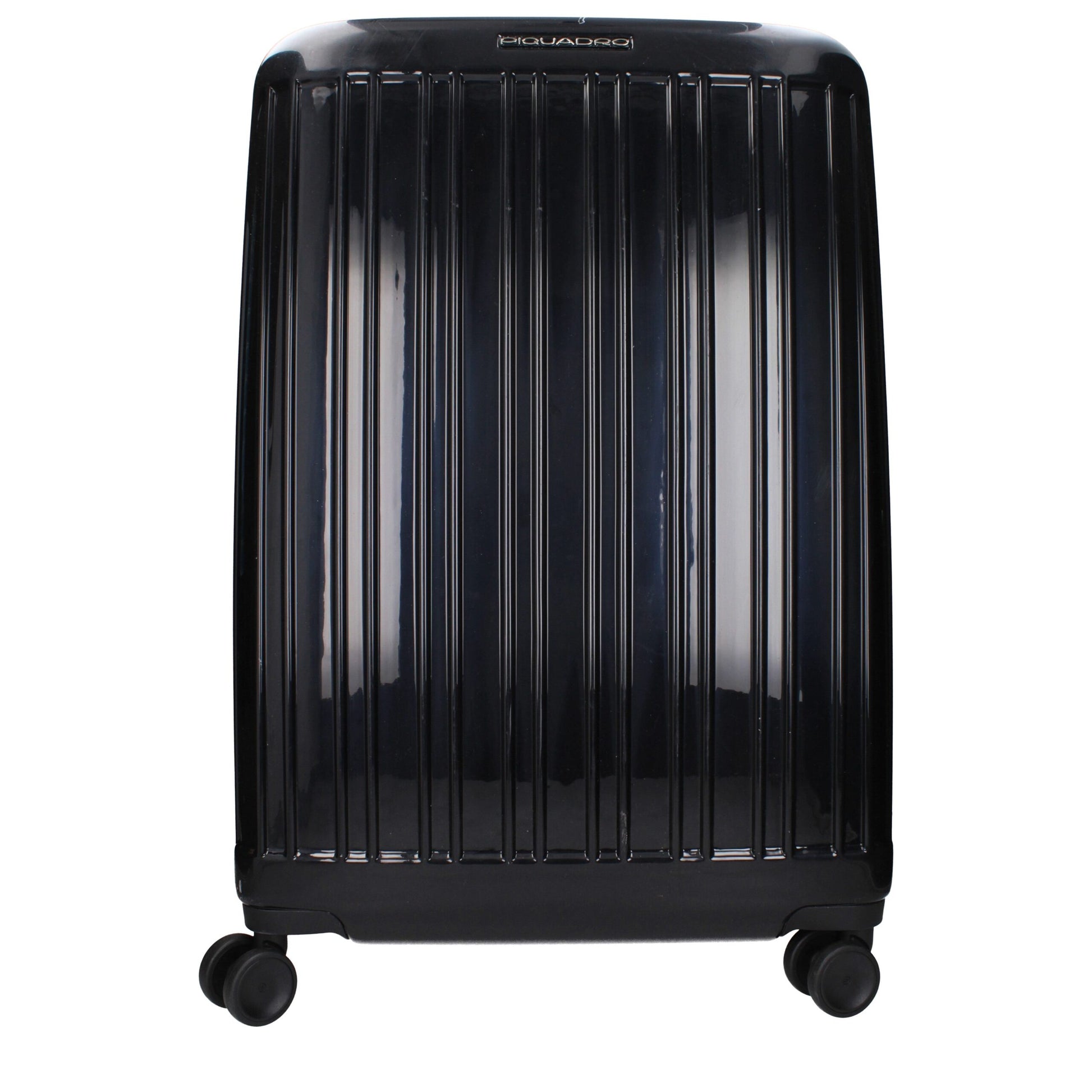 Piquadro Black Polycarbonate Trolley Luggage