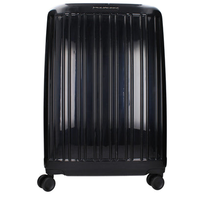 Piquadro Black Polycarbonate Trolley Luggage