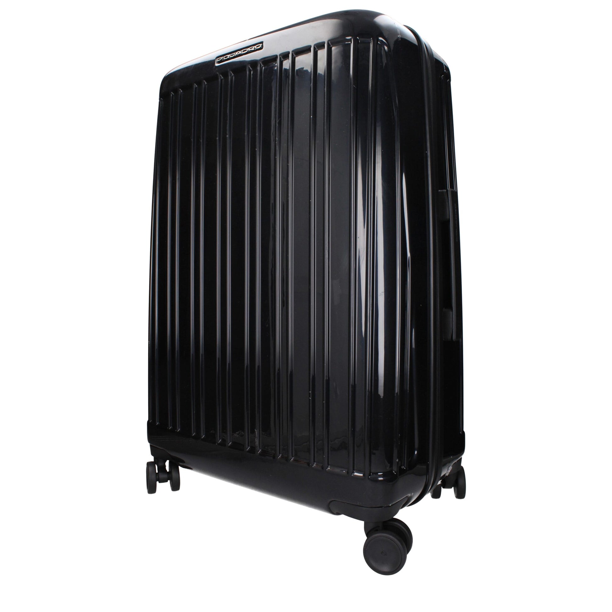 Piquadro Black Polycarbonate Trolley Luggage