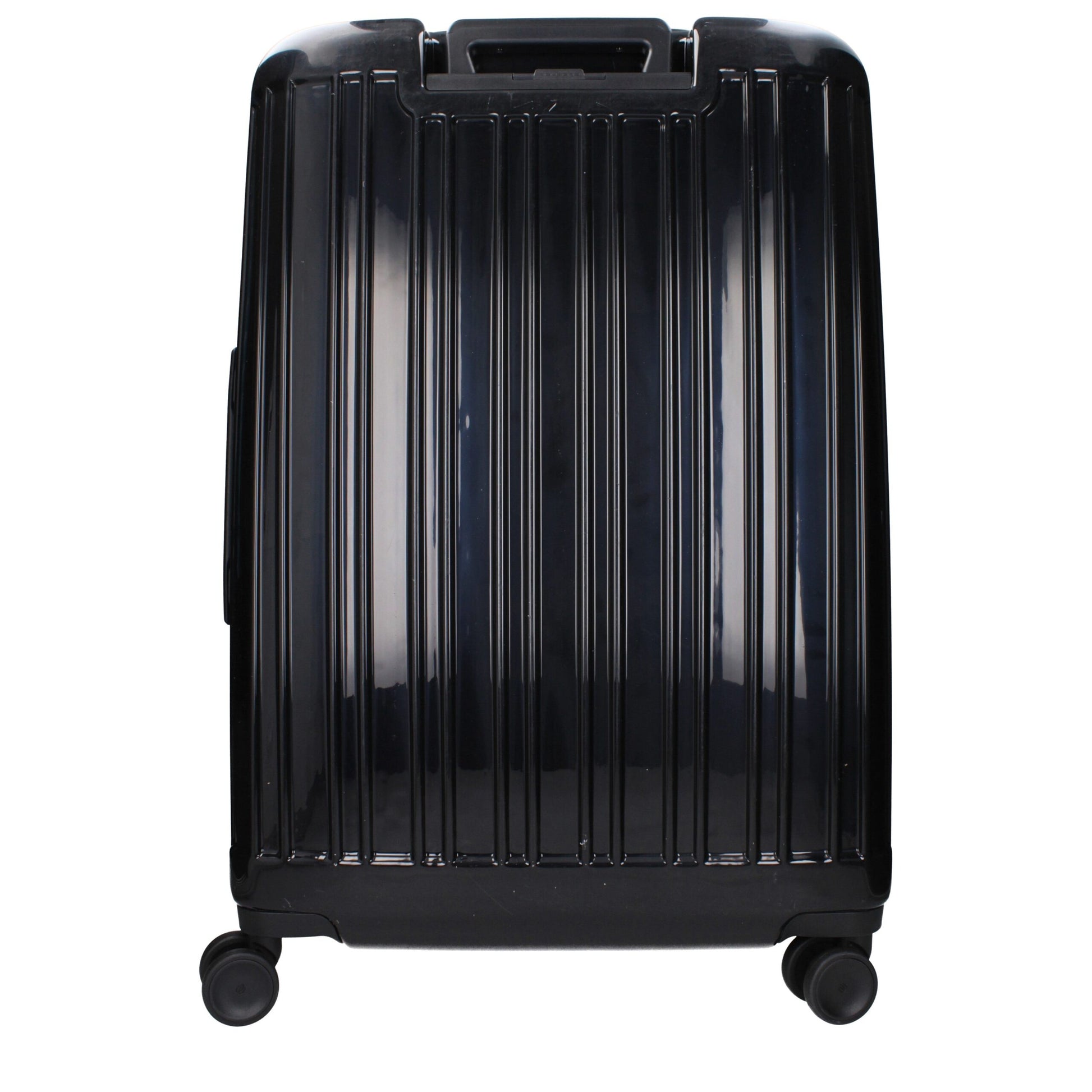 Piquadro Black Polycarbonate Trolley Luggage