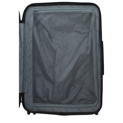Piquadro Black Polycarbonate Trolley Luggage