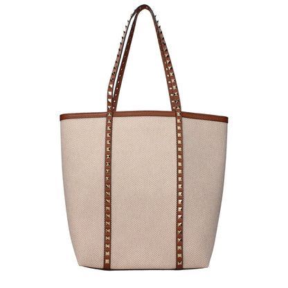 Valentino Garavani Beige Fabric Shoulder Bag - A Touch of Luxury