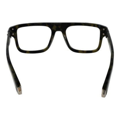 Philipp Plein Men’s Green Titanium Optical Glasses – Square Frame